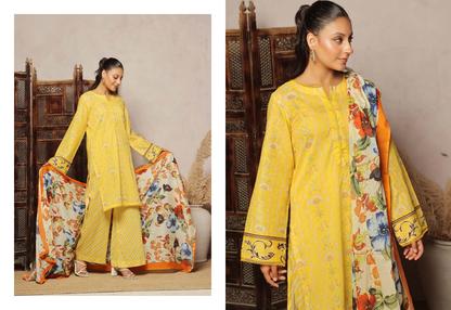 MoosaJee 100% Original Unstitched 3Pcs 🥳🔥