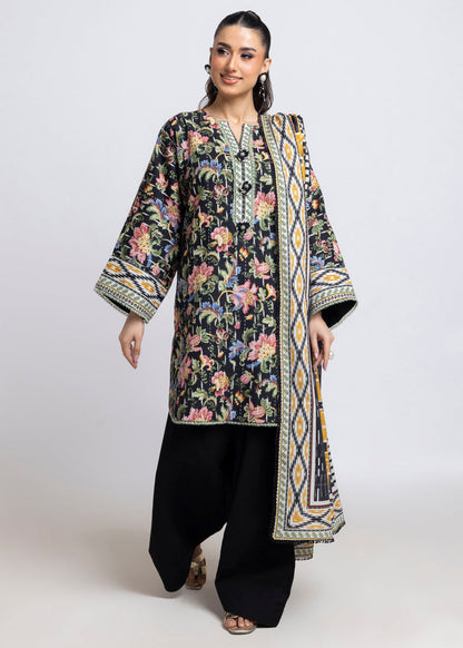Khaadi Kantha - 3 PCs Printed Bana Dora Lawn Unstitched Collection
