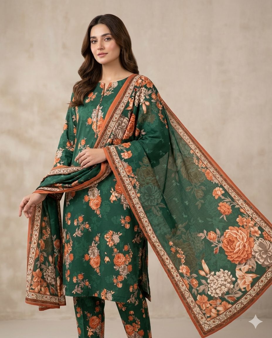 ZAMAN NINOKARA UNSTITCHED COLLECTION D#15