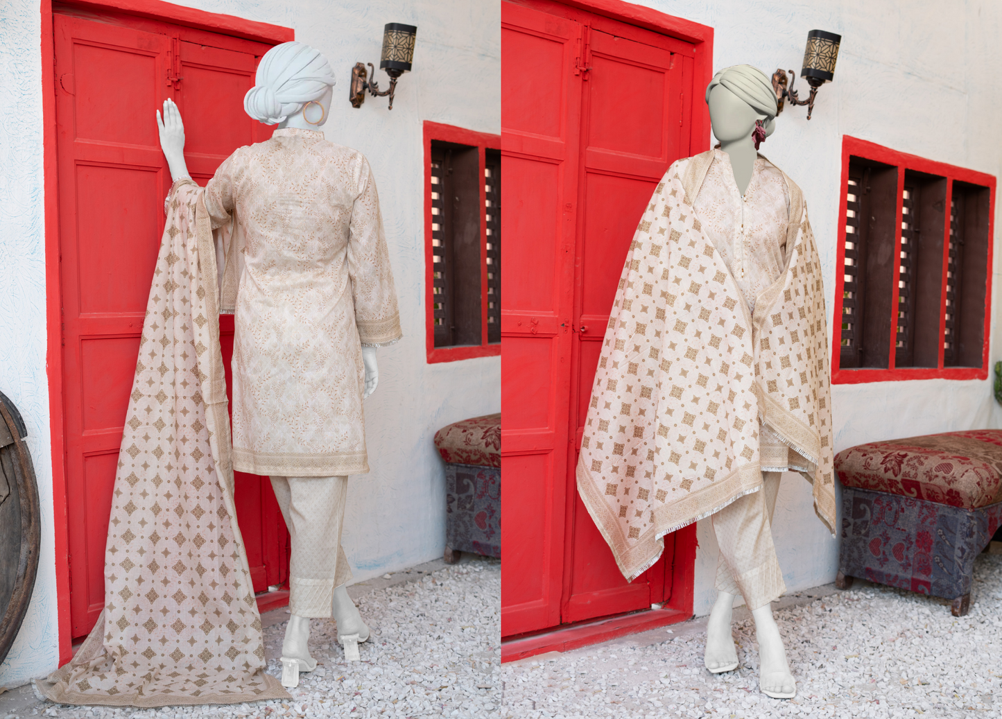 HAYA Fresh Arrival – Digital Printed MEKO Lawn 3PC Collection Design# 7