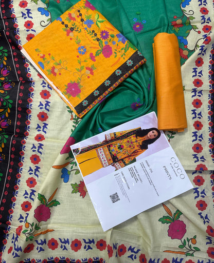 COCO by Zara Shahjahan Digital Printed Lawn | 3 Piece Collection