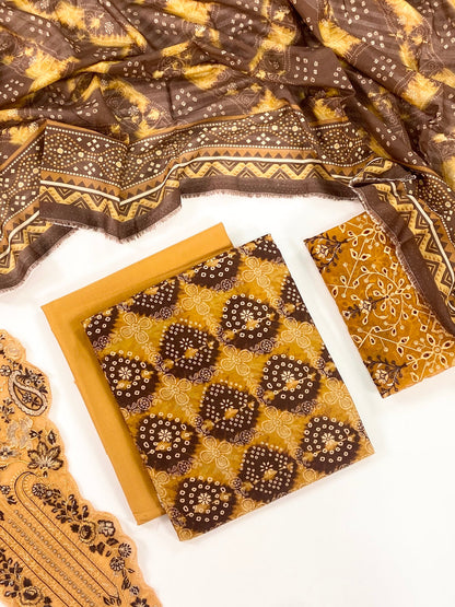 Fleur By Almeerah - Zest Aura – Digital Chundri Lawn