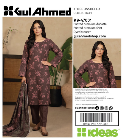 GulAhmed K9-47008 Printed 3Pcs