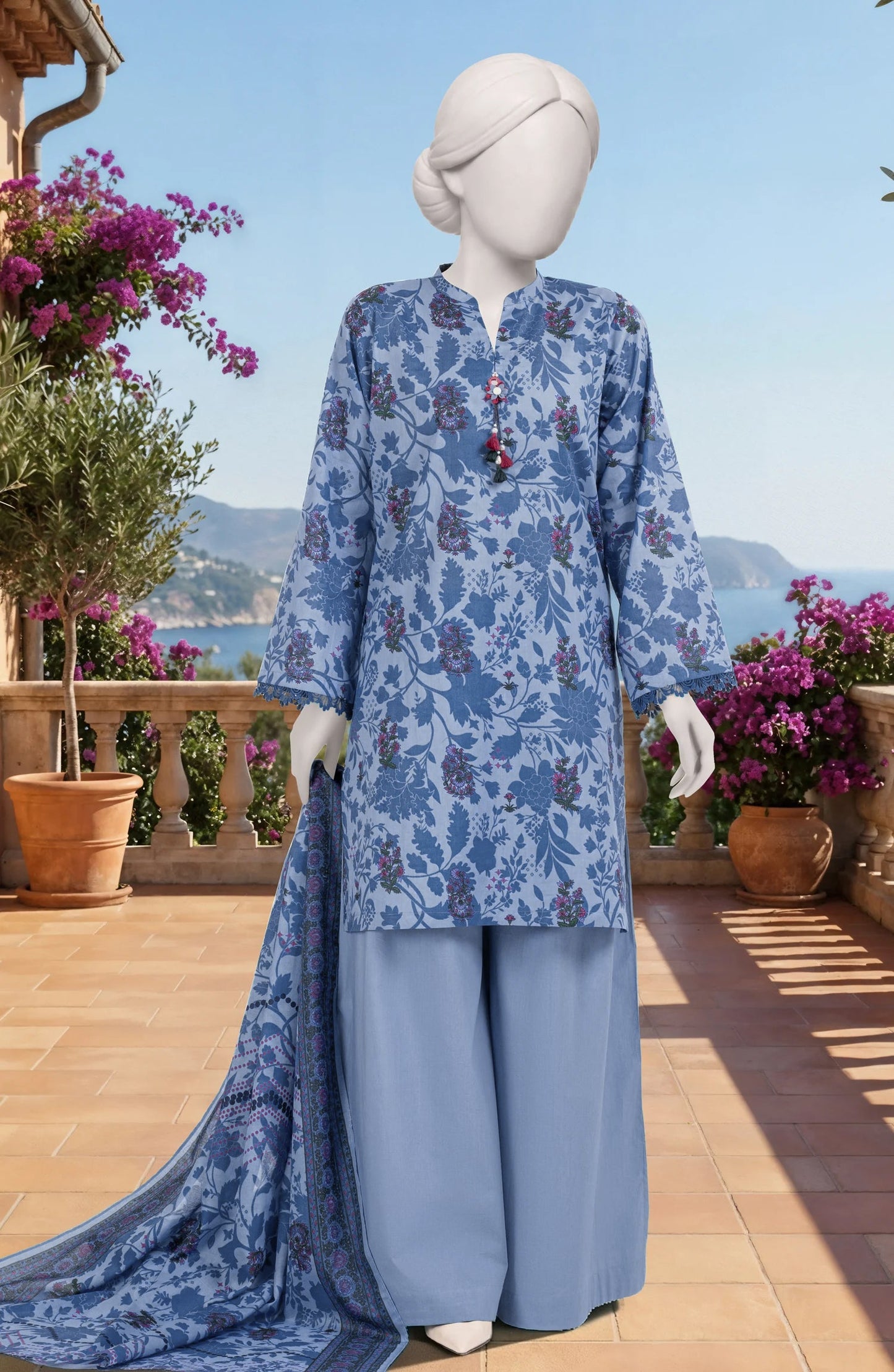 MTJ Original (WSDTS-PR-5387) Printed Lawn Unstitched Collection – Summer 2026