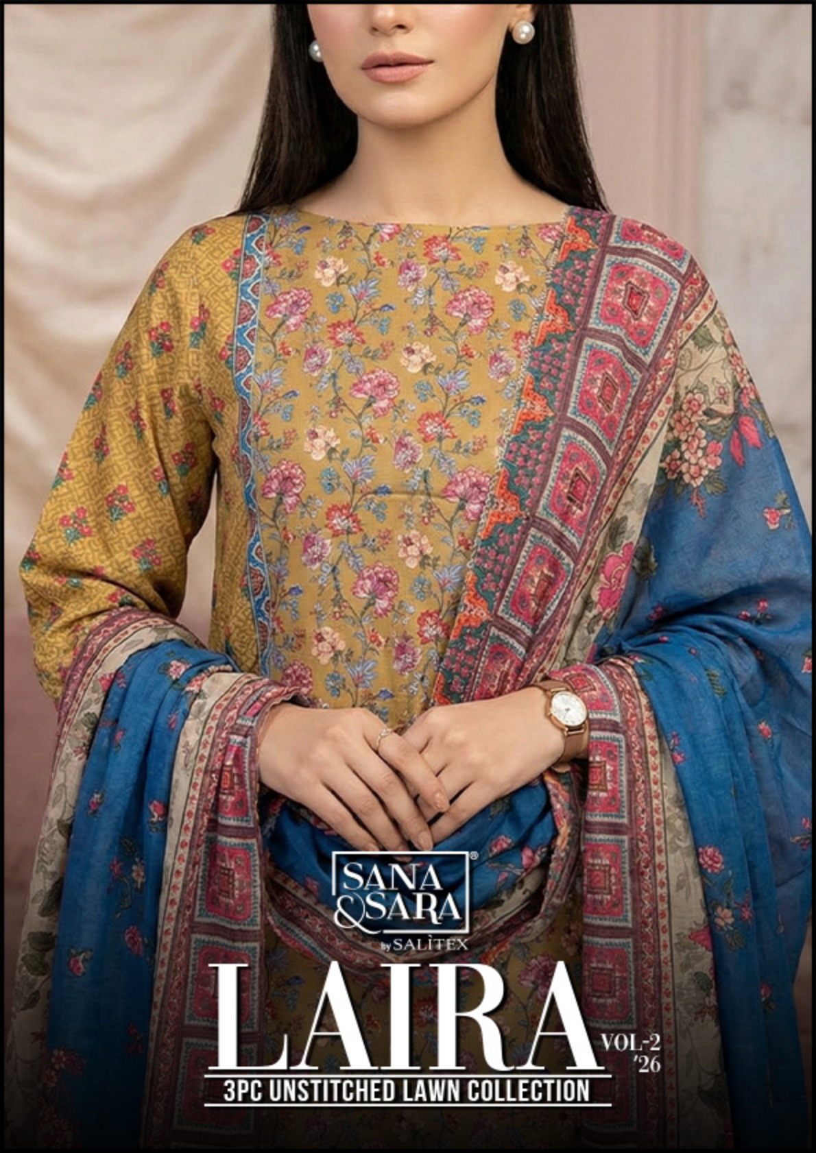 ❤️✨ SALITEX LAIRA VOL-2 ✨❤️
💯 100% ORIGINAL LAWN 🌸
👑 LAIRA by SANA & SARA 👑SSW6U3P38OUT