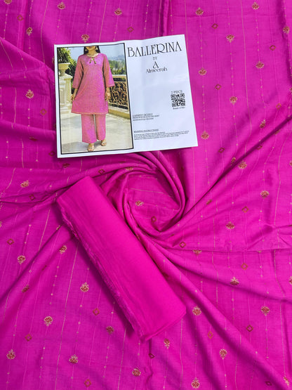 BALLERINA BY ALMEERAH D-2 -  2PCS JACQUARD COLLECTION