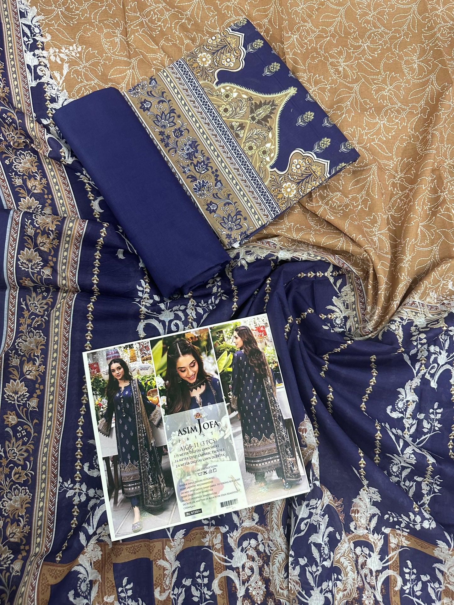 Asim Jofa Premium 3 Piece Unstitched Lawn Collection