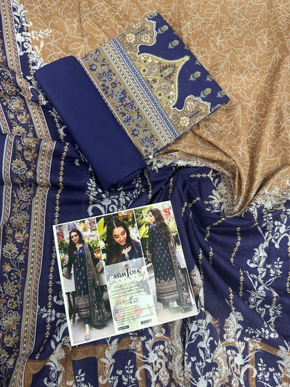 Asim Jofa Premium 3 Piece Unstitched Lawn Collection
