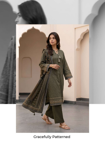 ZELLBURY Unstitched 3pcs Lawn Collection D.C:- WUS26X38104