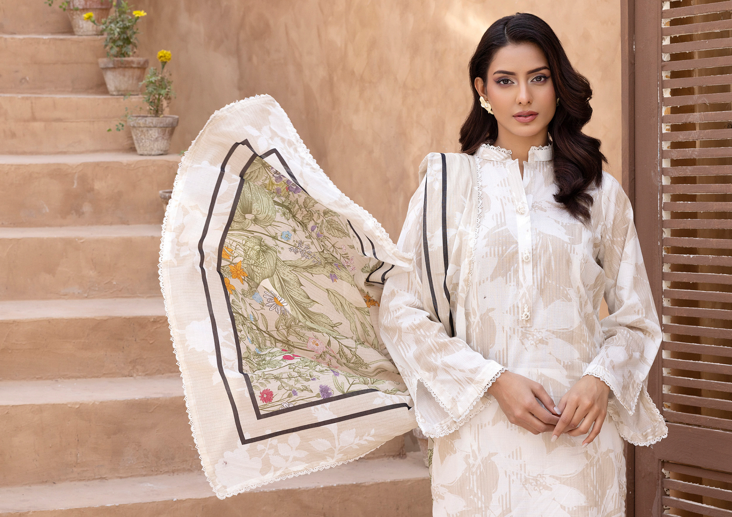 🌿✨ REGALIA TEXTILE – LAWN KARANDI DIGITAL PRINTED COLLECTION 2026 ✨🌿 Design #8