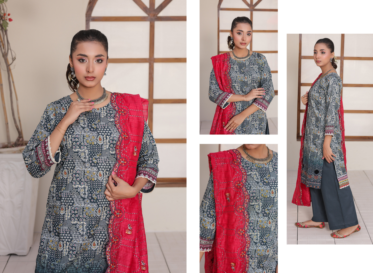 🌸 🌹 MTF – ROSE & VOGUE ✨ Digital Printed Doria Embroidered Laserkari Cotton 2025
Collection ✨