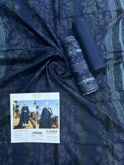 MTJ Original (WSDTS-PR-5385) Printed Lawn Unstitched Collection – Summer 2026