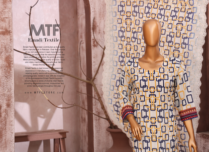 ✨ MTF Presents ✨
" L A S H K A R A " 💖 🌸 DIGITAL PRINTED EMBROIDERED CHIKANKARI DORIA LAWN COLLECTION 2025 🌸