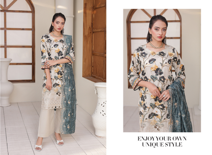 🌸 🌹 MTF – ROSE & VOGUE ✨ Digital Printed Doria Embroidered Laserkari Cotton 2025
Collection ✨