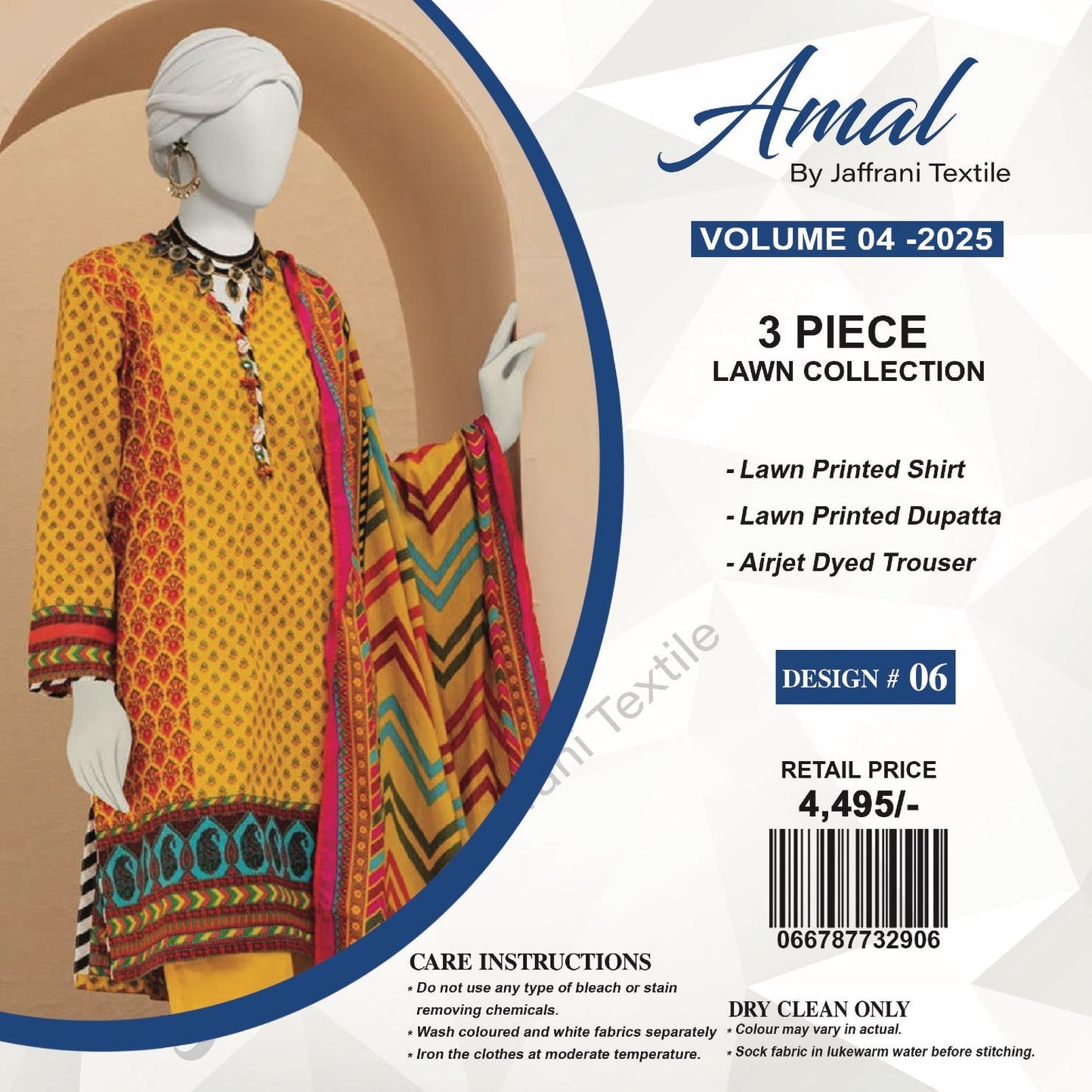 Amal By Jaffarani Yellow 3PCS