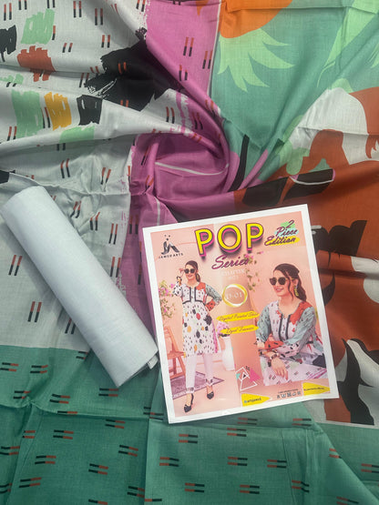 POP (S+T) Series Collection By Jawed Arts ®️ Chapter #01 Design No: 1