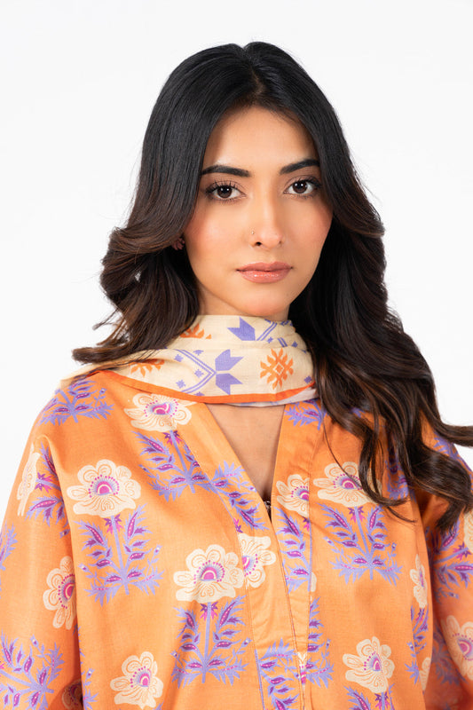 Alkaram 100% Original Lawn 3 Piece 😉🧡