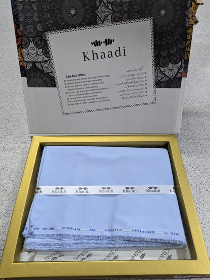 Khaadi Gents With Box Unstitched Soft Cotton