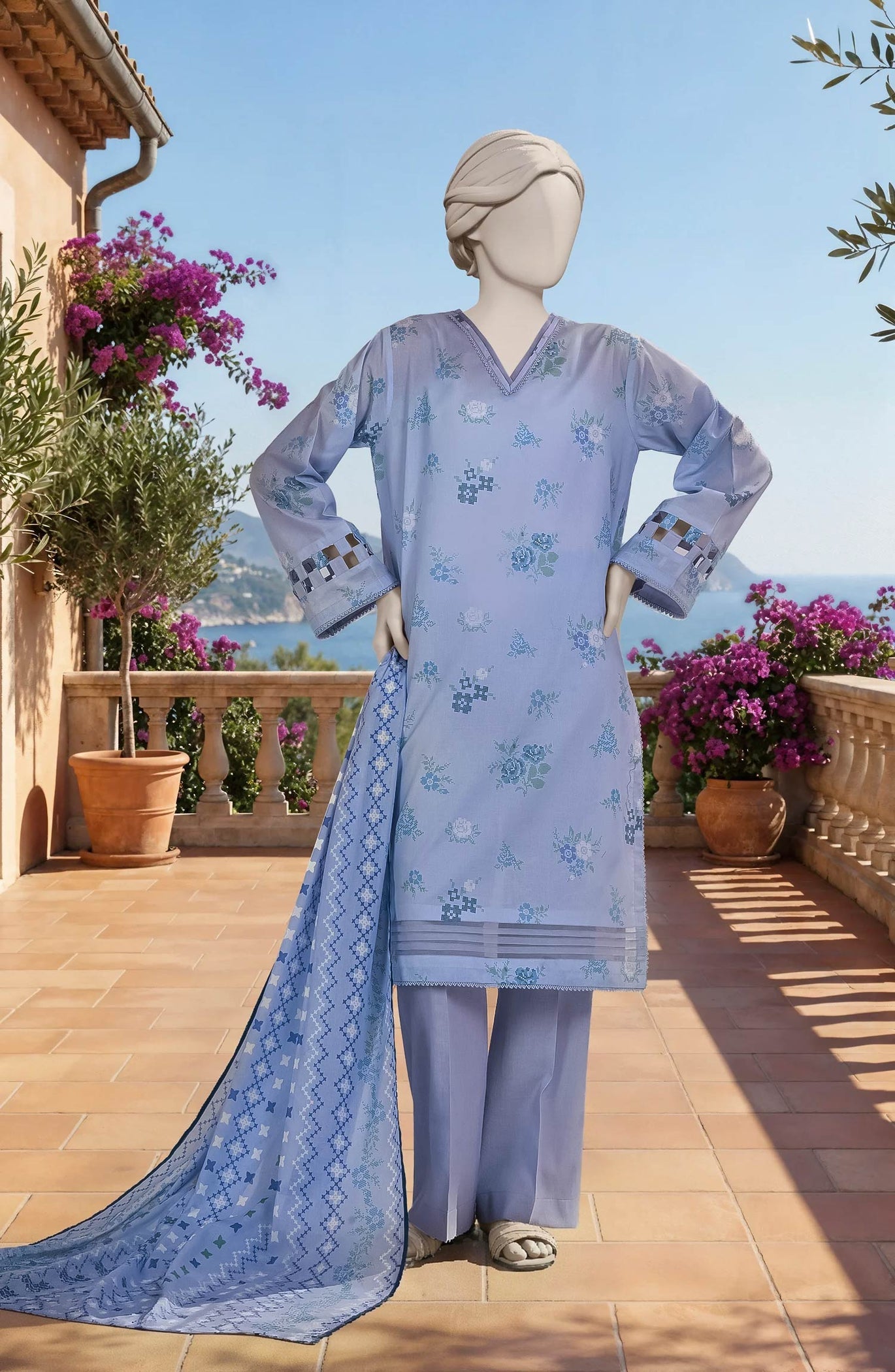 MTJ Original (WSDTS-PR-5365) Printed Lawn Unstitched Collection – Summer 2026