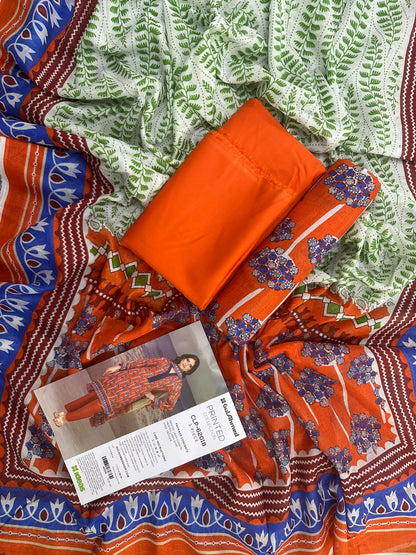 Gul Ahmed CLP-62018 Printed 3Pcs