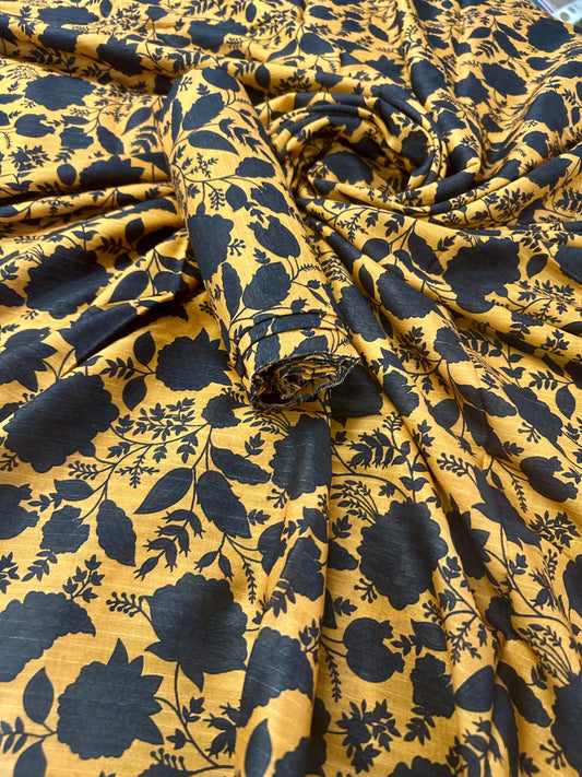 Sapphire & Bareeze Mustard 2Pcs All-Over Printed
