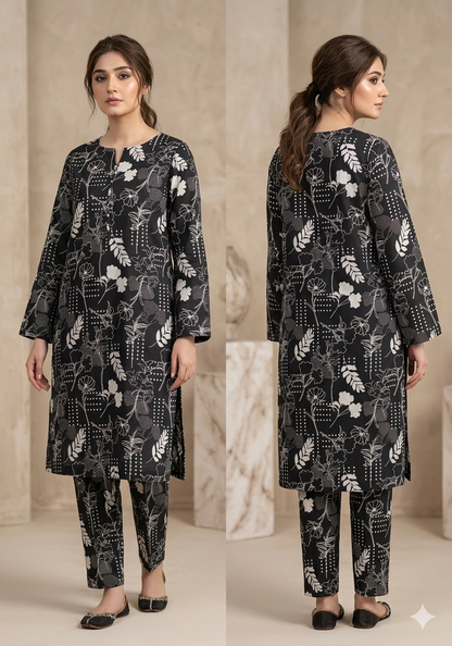 Soft Lawn Cords Set – Unstitched 2 Piece All Over Collection