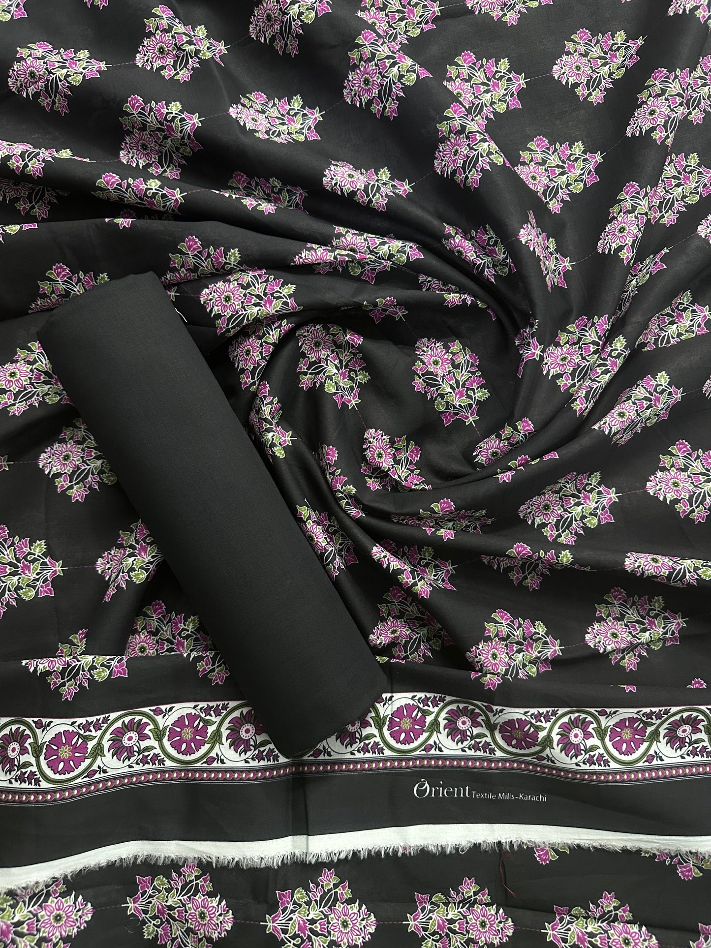 ✨ORIENT 100% ORIGINAL Unstitched Lawn 2 Piece ✨ Design : OTL-25-480