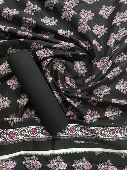 ✨ORIENT 100% ORIGINAL Unstitched Lawn 2 Piece ✨ Design : OTL-25-480