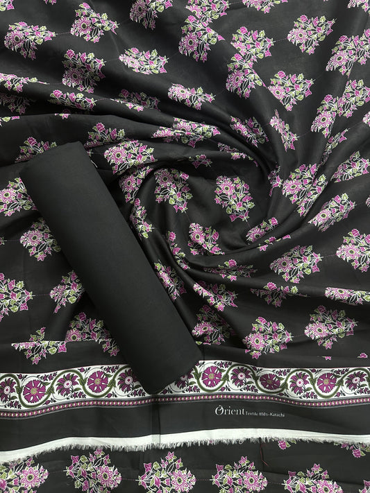 ✨ORIENT 100% ORIGINAL Unstitched Lawn 2 Piece ✨ Design : OTL-25-480