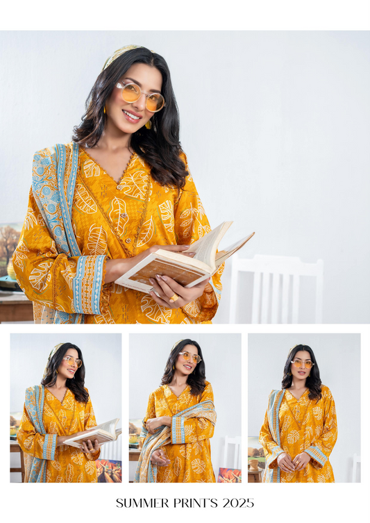 Zesh Unstitched Lawn 3 Piece 100% Original 🔥❤️