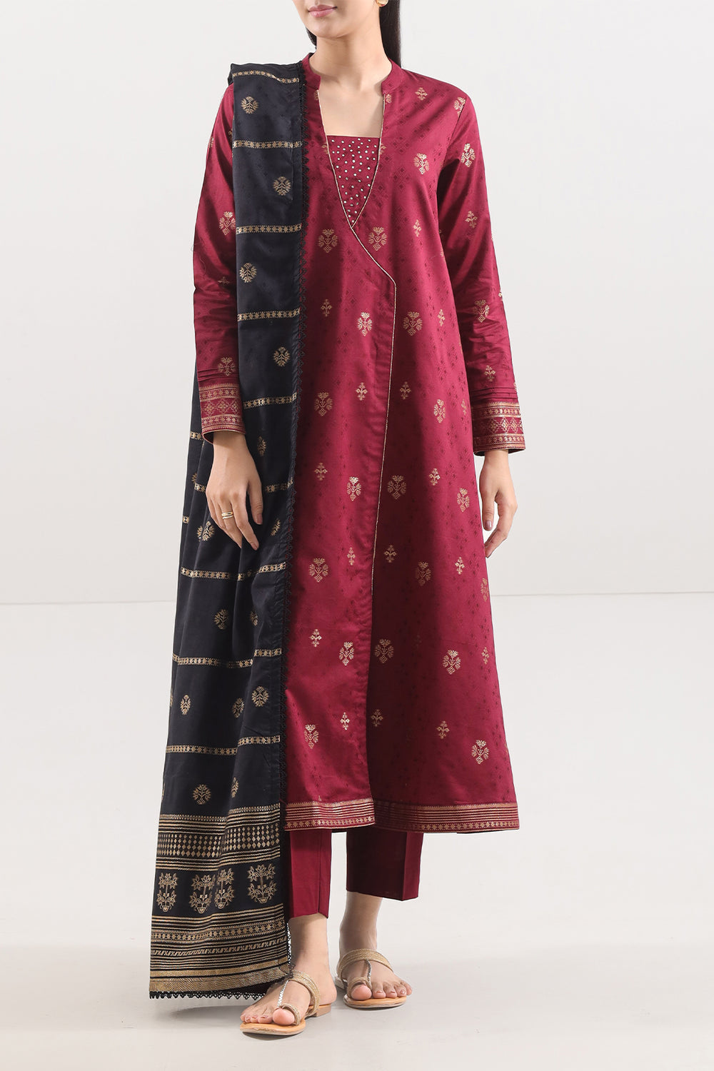 Saya Unstitched Jacquard 100% Original Cotton 3 PCs Suit In WHOLESALE PRICE 💯✨