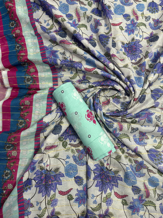 Pure Lawn D-12 (S+D) 2PCs Unstitched Collection