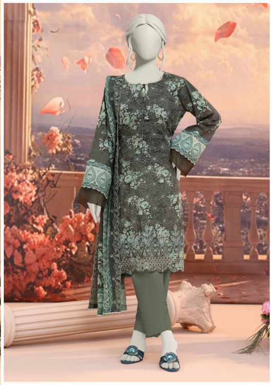 ALMEERAH – LUXCHIC Luxury Unstitched 3pcs Collection