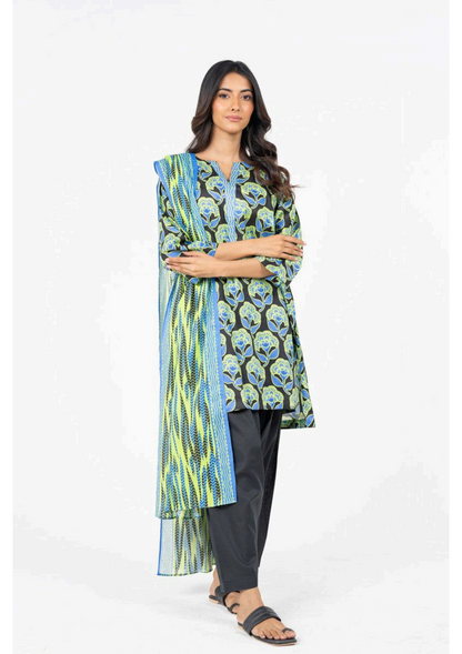 Alkaram 100% Original Cotton Camric 3 Piece 😉🧡 2k25