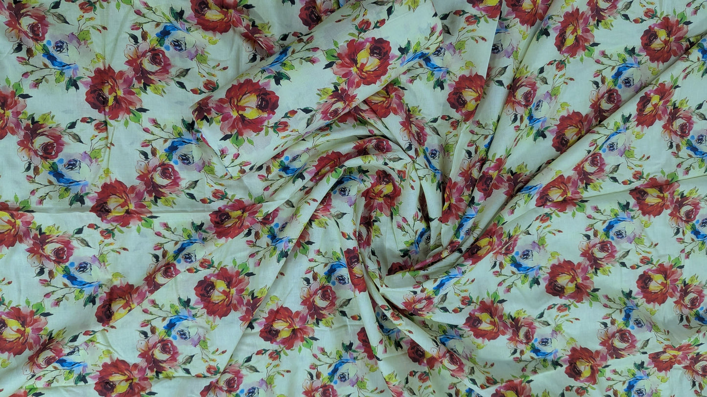 Mix Brand – Premium Unstitched Collection Digital Printed All-Over 2-Piece Suit