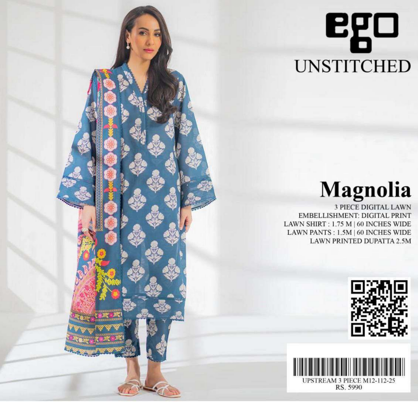 Ego Printed Unstitched 3PCs 🔥✨
