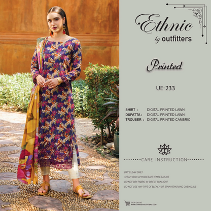 Ethnic Digital Printed 3P