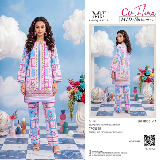 MJ CoFlora Baby Pink S+T 2Pcs D#11
