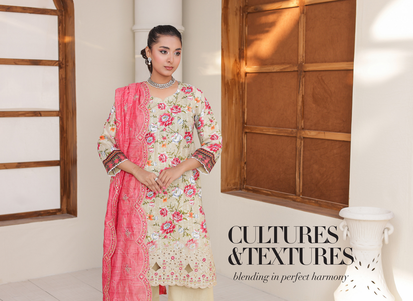 🌸 🌹 MTF – ROSE & VOGUE ✨ Digital Printed Doria Embroidered Laserkari Cotton 2025
Collection ✨