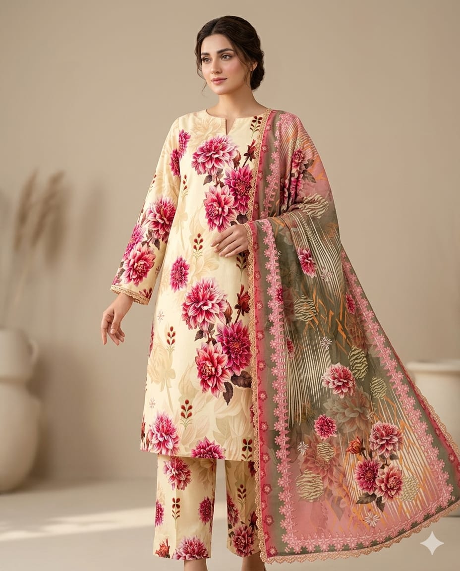 ZAMAN NINOKARA UNSTITCHED COLLECTION D#08