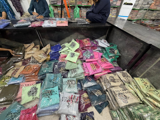 BONANZA SATRANGI PRINTED LEFT OVER CHINA MATCHING MIX N MATCH 100% ORIGINAL