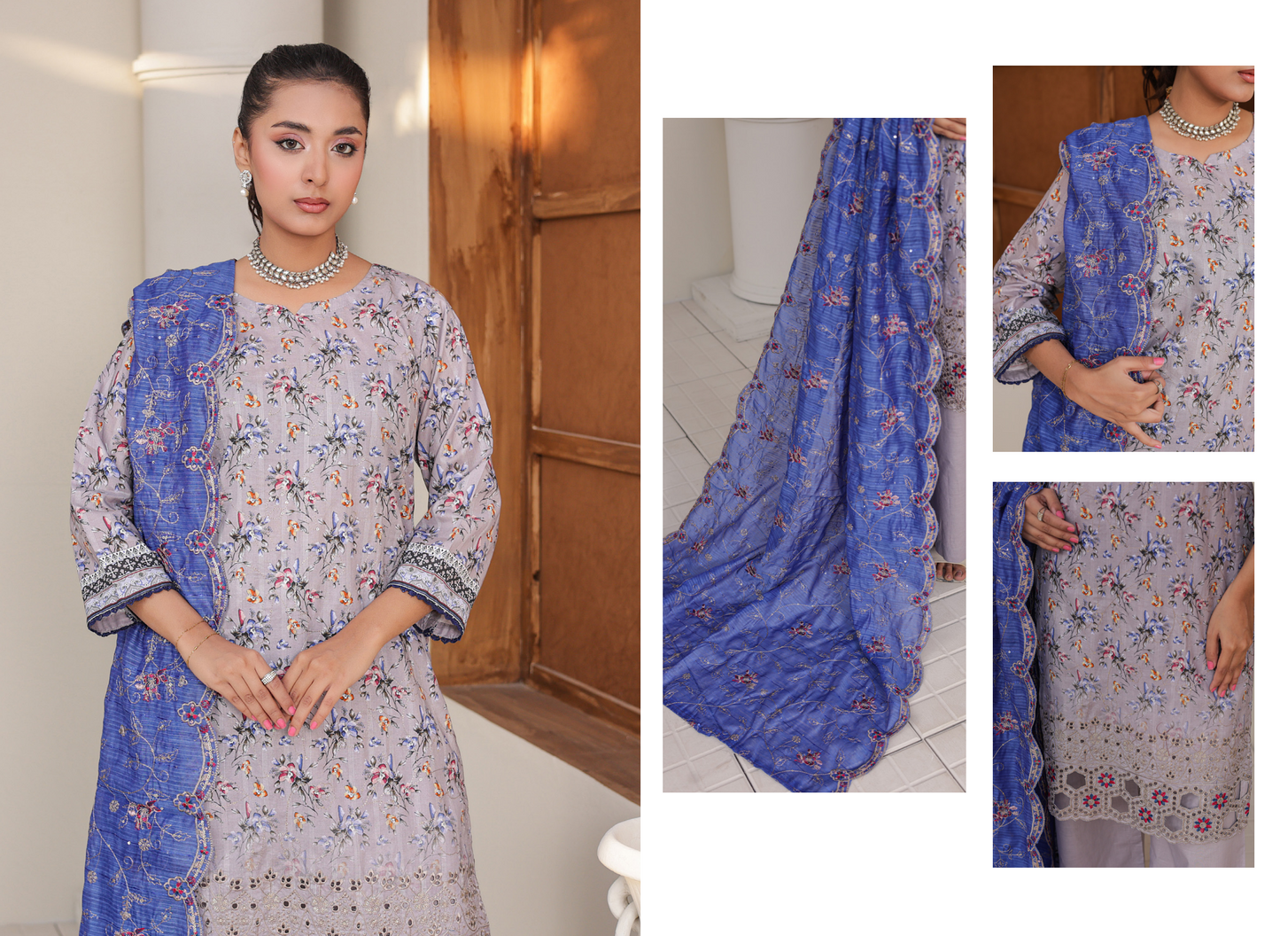 🌸 🌹 MTF – ROSE & VOGUE ✨ Digital Printed Doria Embroidered Laserkari Cotton 2025
Collection ✨