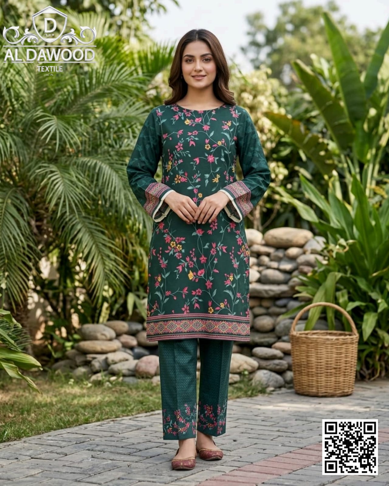 Al Dawood Design #02 Textile (S+T) Unstitched Printed Collection