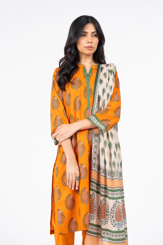 Alkaram 100% Original Lawn 3 Piece 😉🧡