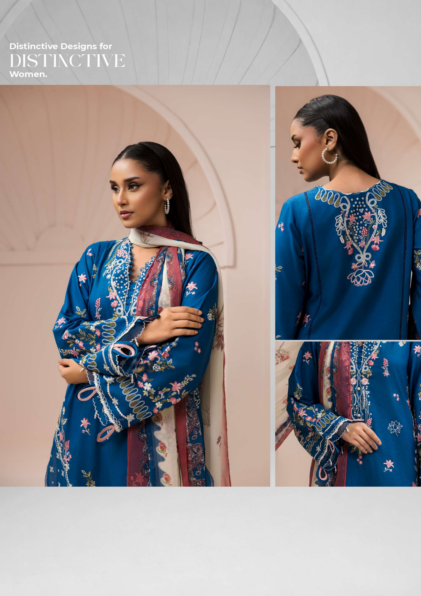Zellbury Signature Unstitched 3PCs Collection D-C:- WUS26E30455
