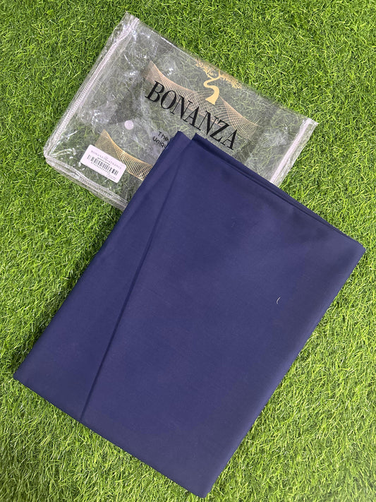 👔 BONANZA Unstitched– Wash & Wear 💞🔥 Gents Collection 2026🔥 Navy Blue