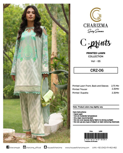 🔰 Charizma C - Prints 🔰 💗
3 Piece Unstitched Lawn 💞✨👌