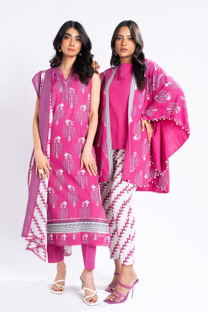 Alkaram Digital Printed Lawn 3 Piece 😉🧡