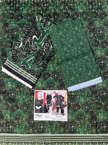 HAYA Fresh Arrival – Digital Printed MEKO Lawn 3PC Collection Design# 3
