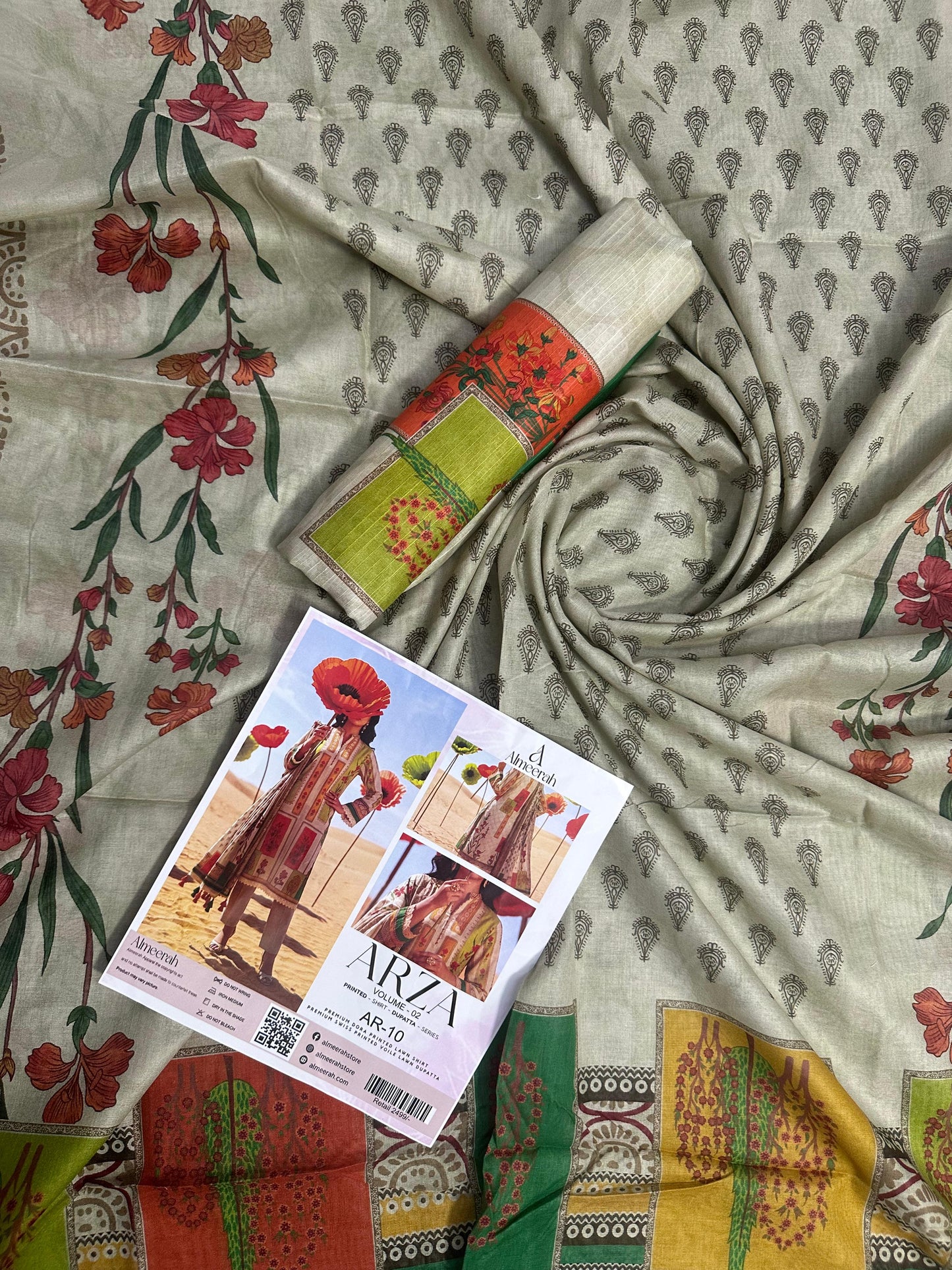 Almeerah ARZA – PRINTED 2PC Premium Lawn Collection